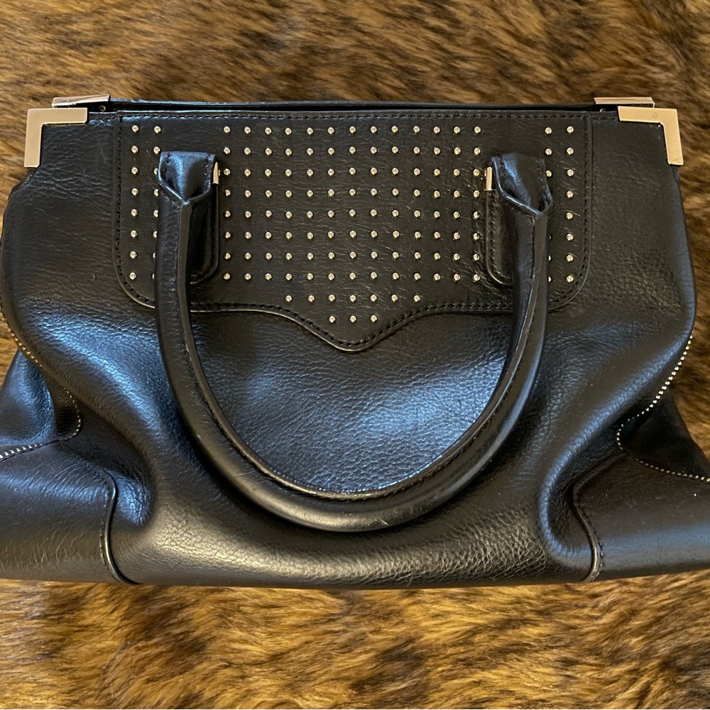 Rebecca Minkoff Black Leather/Gold Hardware Handbag